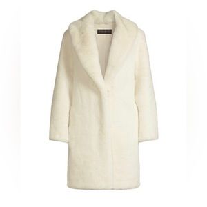 Donna Karan Faux Fur coat- retail $495